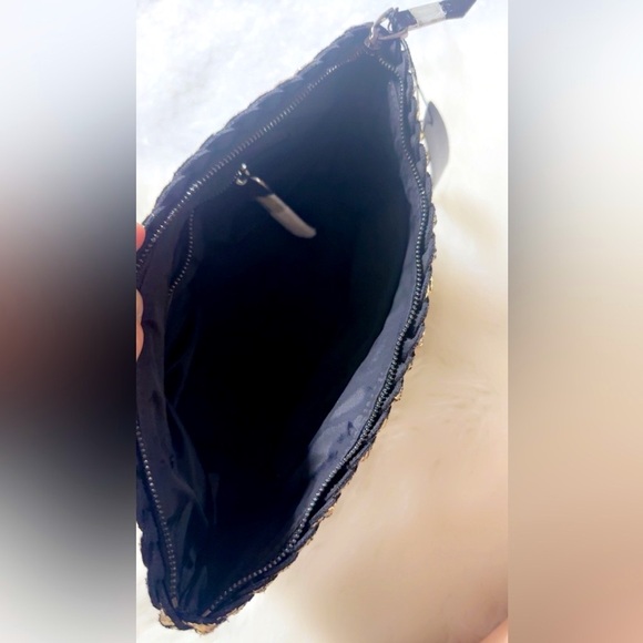 NWOT NAGHEDI PORTOFINO LARGE COSMETIC CLUTCH BAG LUXURY ITEM 12” X 7” RETAIL$120 - Picture 7 of 9